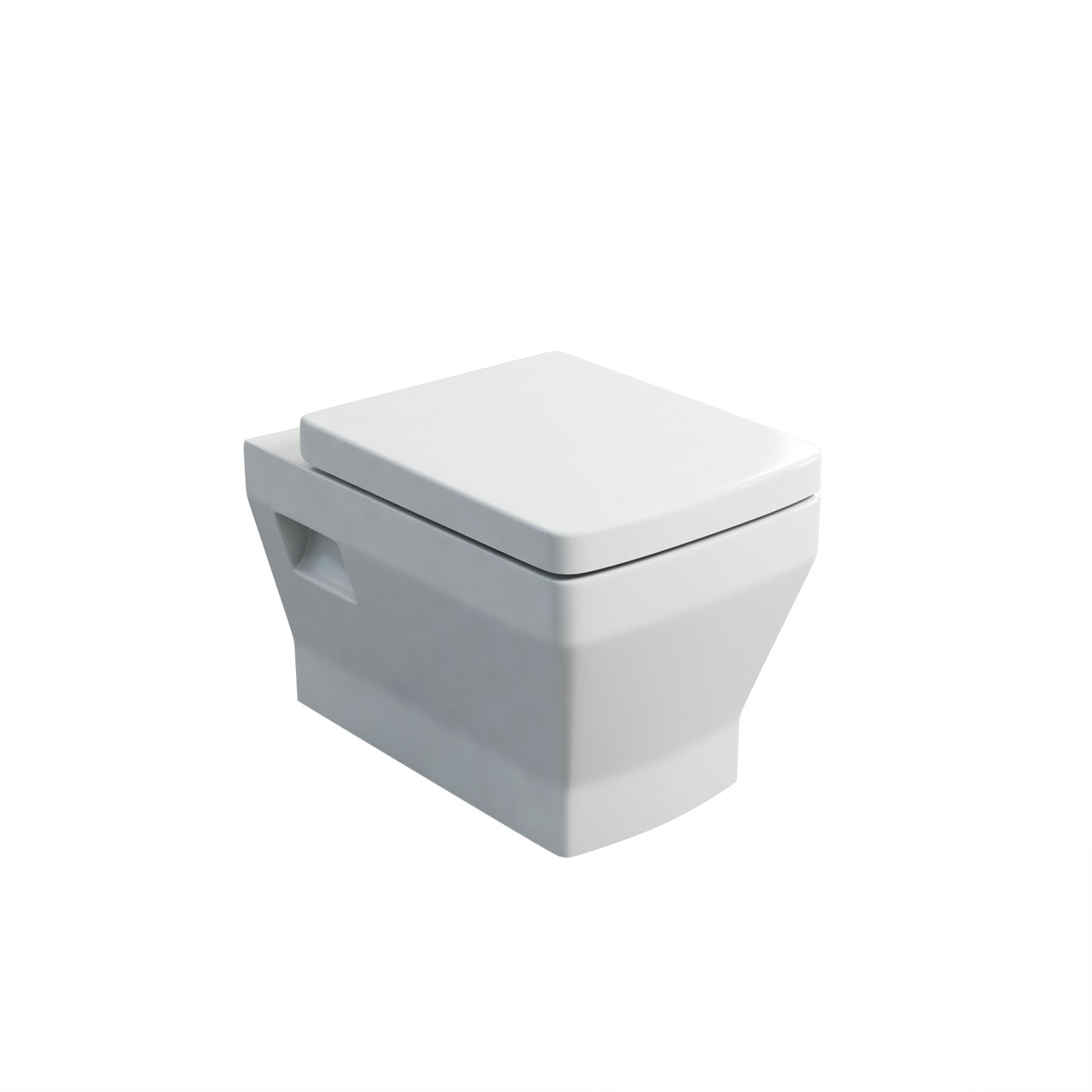 Cube S20 wall hung pan with soft close seat